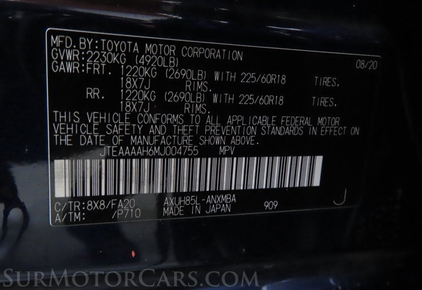 2021 Toyota Venza LE - Image 51