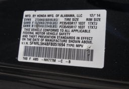 2015 Honda Odyssey EX - Image 56