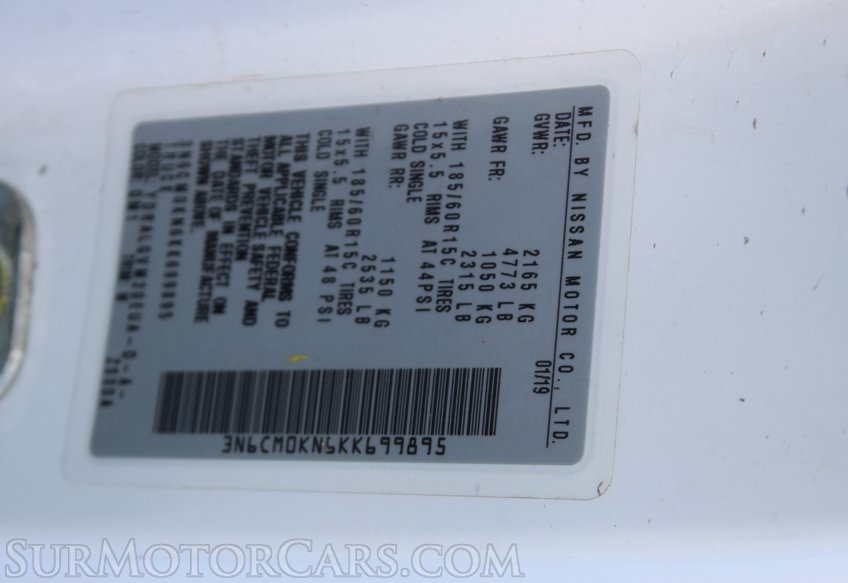 2019 Nissan NV200 S - Image 58