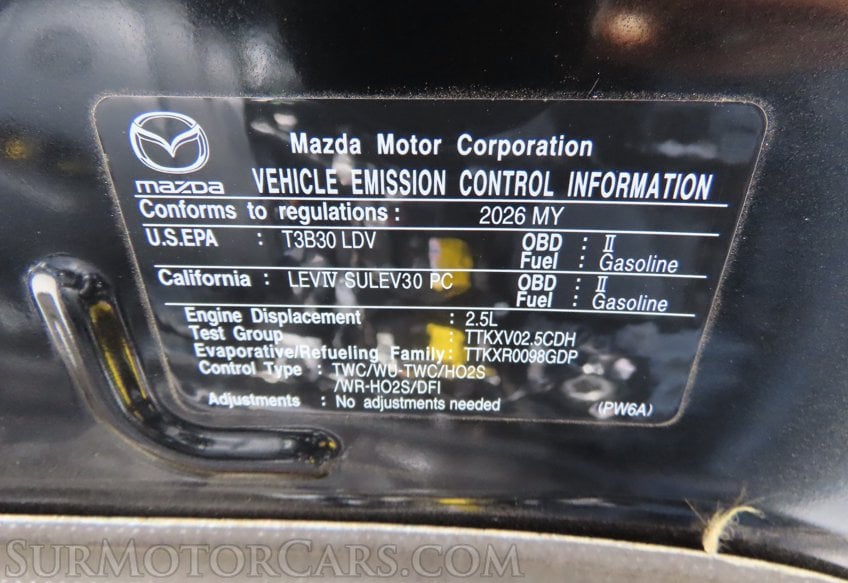 2026 Mazda Mazda3 Sedan S Select Sport - Image 57