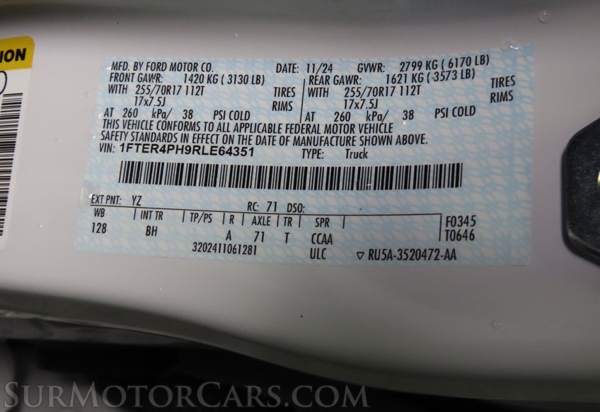 2024 Ford Ranger XL 4x4 - Image 36