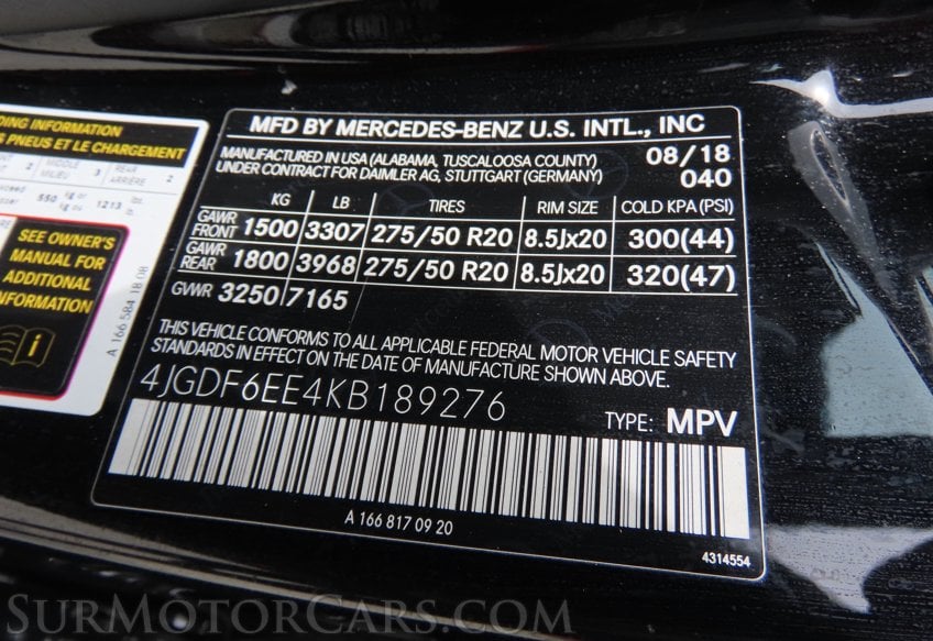 2019 Mercedes Benz Awd Gls 450 4Matic GLS - Image 57