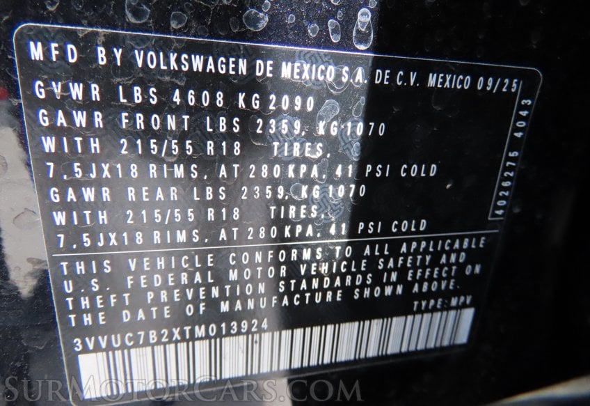 2026 Volkswagen Taos SE 4Motion - Image 54