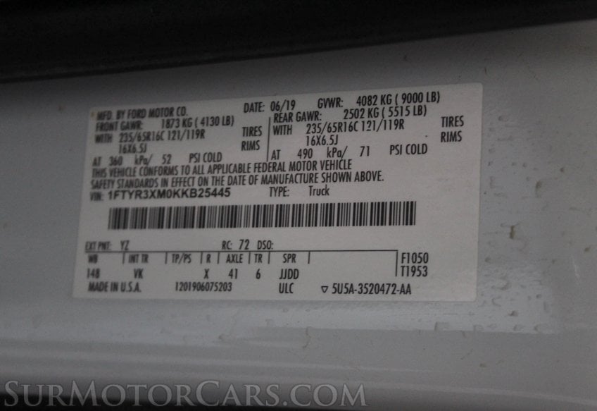 2019 Ford Transit high roof - Image 70