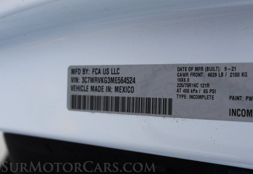 2021 Ram ProMaster - Image 71