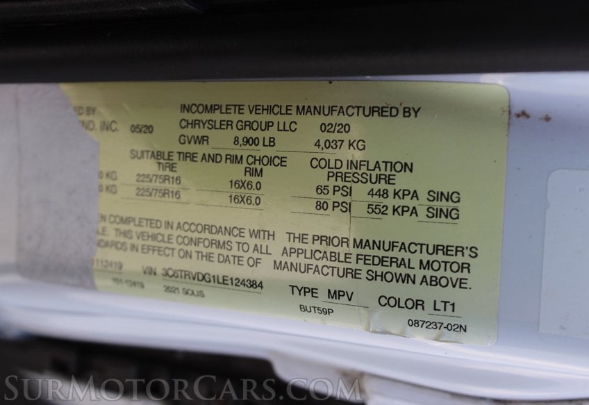 2020 Ram Winnebago SOLIS - Image 72