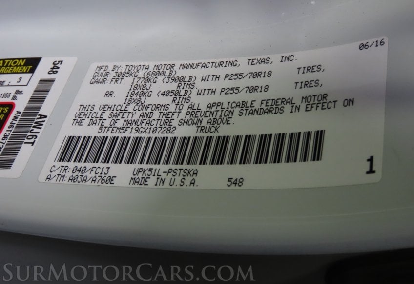 2016 Toyota Tundra SR5 - Image 38