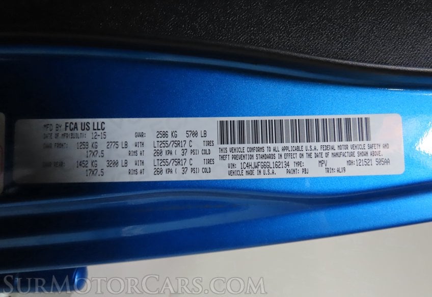 2016 Jeep Wrangler Unlimited RUBICON HARD ROCK - Image 35