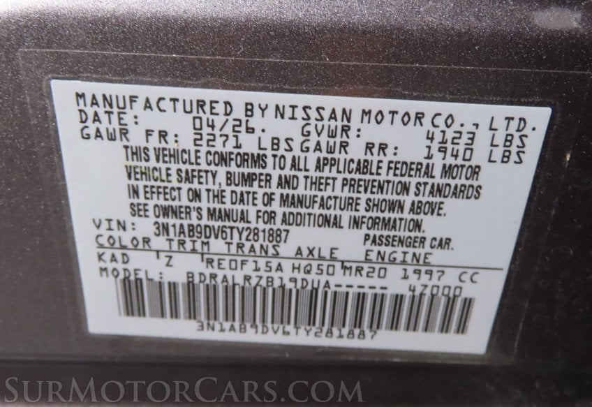 2026 Nissan Sentra SR - Image 47