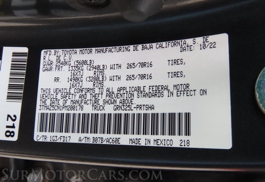 2023 Toyota Tacoma TRD Off-Road - Image 49