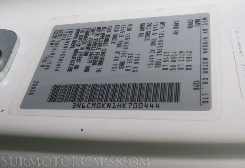 2017 Nissan NV200 SV - Image 33