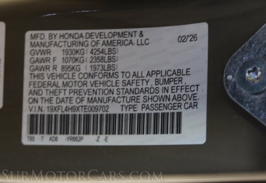 2026 Honda Sport Touring Civic Hybrid - Image 55