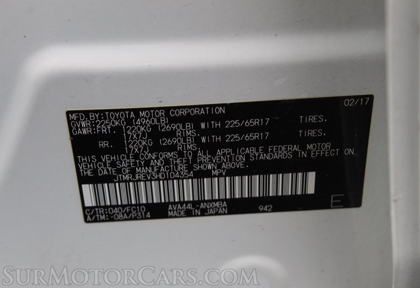2017 Toyota RAV4 Hybrid. XLE - Image 64